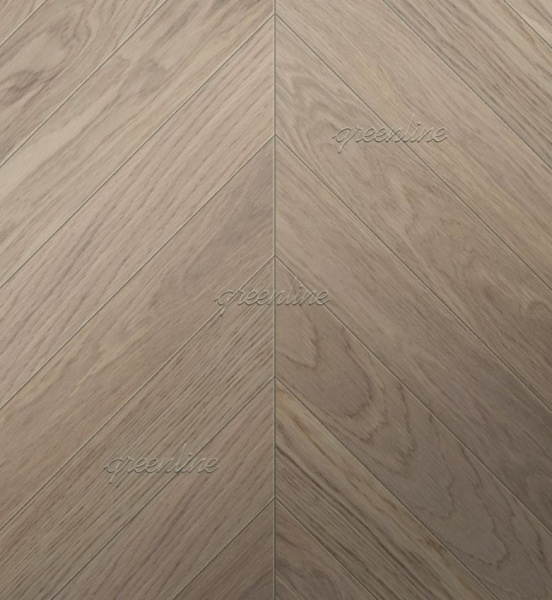 Инженерная доска Greenline ULTIMA (французская ёлка) 827 Дуб Атом