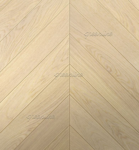 Инженерная доска Greenline ULTIMA (французская ёлка) 818 Дуб Блонд