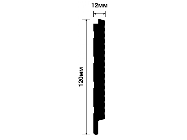 Декоративная панель HIWOOD LV127L NP