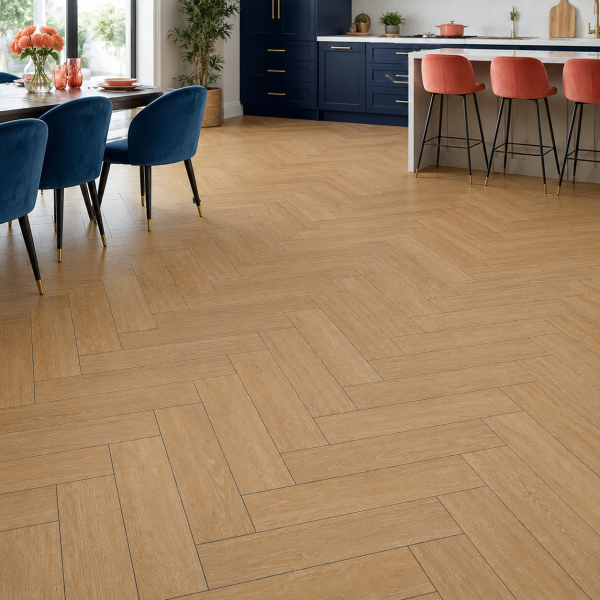 Кварцвиниловая плитка елочкой Aquafloor Паркет плюс (Parquet Plus) AF6020PQ