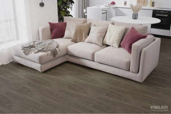 Клеевая кварцвиниловая плитка VINILAM Glue 8891 Дуб Мёрс Glue