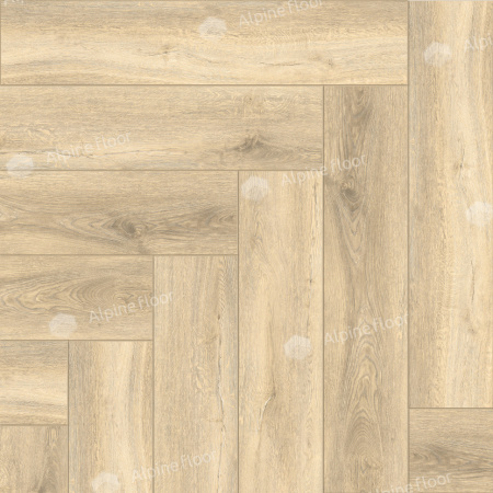 Кварцвиниловая плитка (Елочка) Alpine Floor PARQUET LIGHT Дуб Ригель ЕСО 13-24