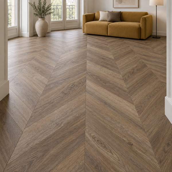 Кварцвиниловая плитка Alpine Floor Альпийский шеврон (Chevron Alpine) Вайпуа ECO 18-14 MC