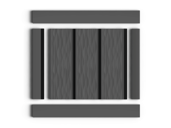 Декоративная панель HIWOOD LV127W GR15K