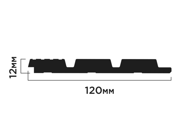 Декоративная панель HIWOOD LV124L W36