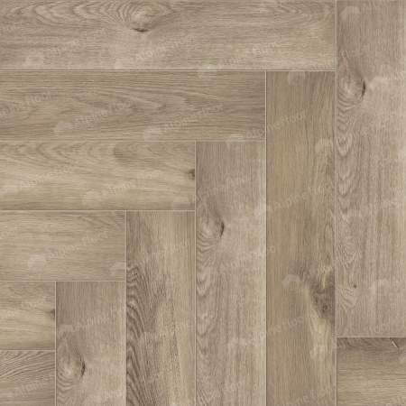 Кварцвиниловая плитка (Елочка) Alpine Floor PARQUET LIGHT ECO 13-5 Дуб Натуральный отбеленный