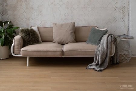 Кварцвиниловая плитка VINILAM Cork Дуб Рошфор 10110V