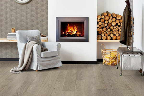 Шпонированная паркетная доска на НDF основе Auswood NATURAL Perl Oak