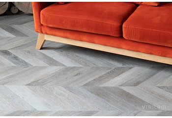 Кварцвиниловая плитка VINILAM PARQUET CHEVRON RI444515CL4 Шеврон Легран