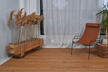 Кварцвиниловая плитка VINILAM Cork Дуб Мейс 10080V