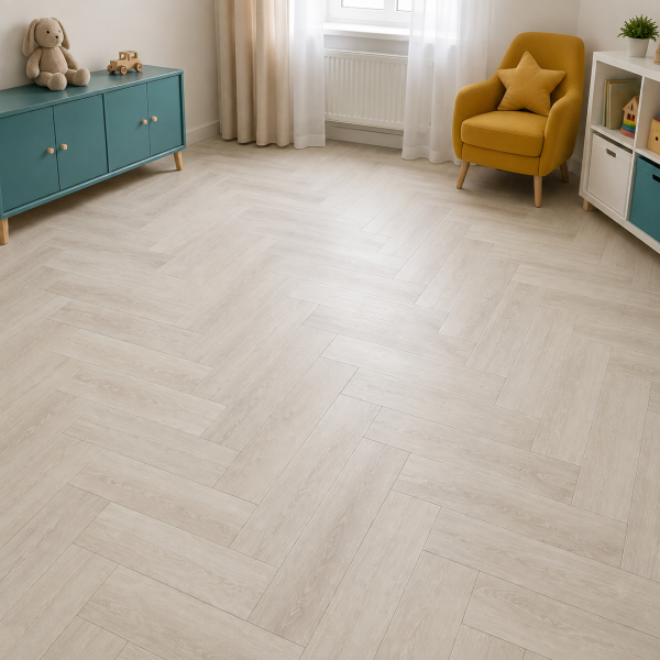 Кварцвиниловая плитка елочкой Aquafloor Паркет плюс (Parquet Plus) AF6026PQ+