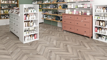 Кварцвиниловая плитка Alpine Floor Chevron LVT ECO 20-8 Дуб Исида