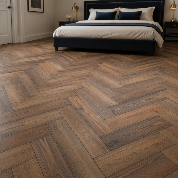 Кварцвиниловый ламинат Aquafloor Космос Паркет легкий (Space Parquet Light) AF4518PQL