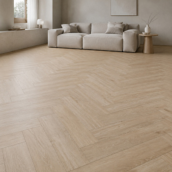 Кварцвиниловая плитка (Елочка) Alpine Floor Легкий паркет (Light Parquet) Дуб Медия ЕСО 13-20