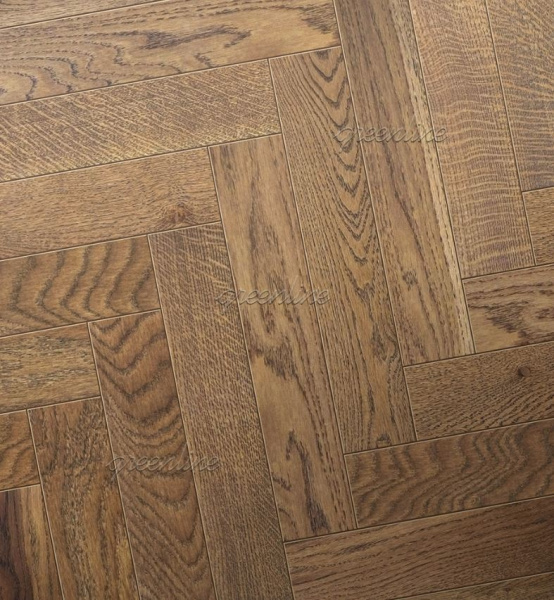 Инженерная доска Greenline ULTIMA (английская ёлка) 808 Дуб Мелоди