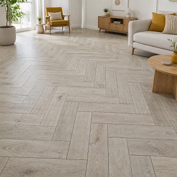 Кварцвиниловая плитка елочкой Aquafloor Паркет плюс (Parquet Plus) AF6012PQ