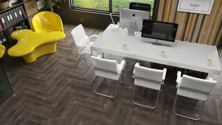 Клеевая кварцвиниловая плитка Alpine Floor Паркет LVT (Parquet LVT) Дуб Антарес ECO 16-19
