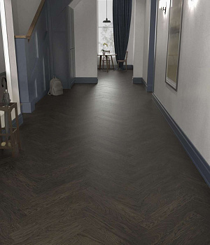 Паркетная доска ESTA Oak HB Nova Elite Lava Grey 14510 (ёлочка)