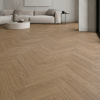 Кварцвиниловая плитка (Елочка) Alpine Floor Легкий паркет (Light Parquet) Дуб Селена ЕСО 13-32