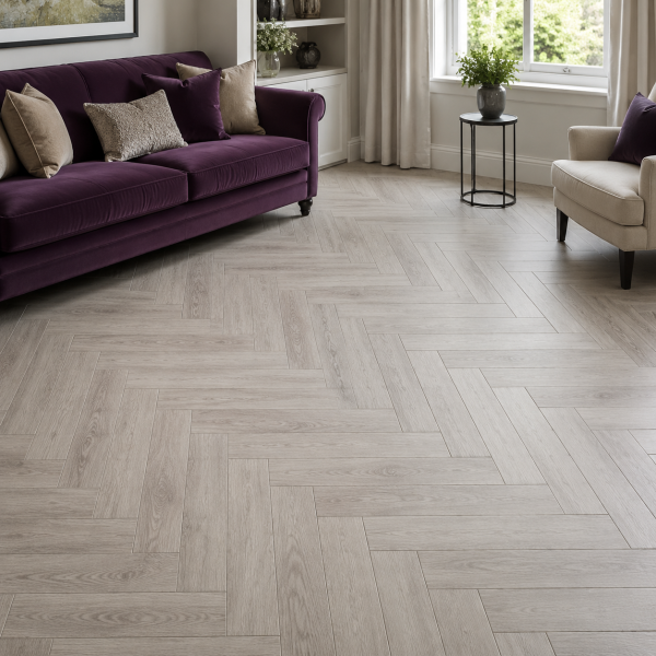 Клеевая LVT плитка елочкой Aquafloor Паркет клеевой (Parquet Glue) AF2511PG