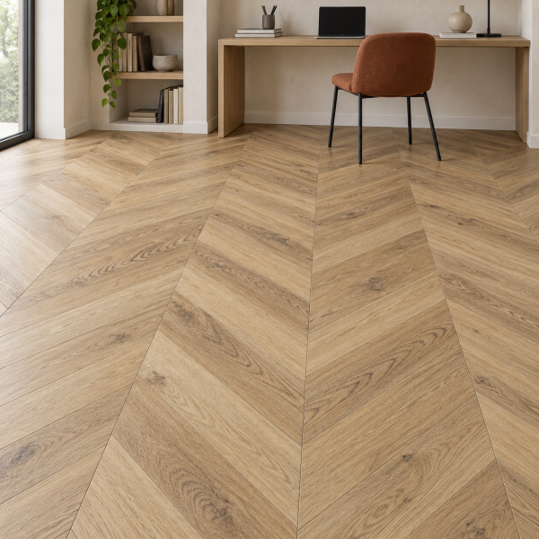 Кварцвиниловая плитка Alpine Floor Альпийский шеврон (Chevron Alpine) ECO 18-6 Дуб Синистра
