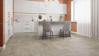 Клеевая кварцвиниловая плитка Alpine Floor Parquet LVT Дуб Фантазия ECO 16-1