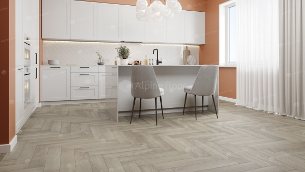 Клеевая кварцвиниловая плитка Alpine Floor Parquet LVT Дуб Фантазия ECO 16-1