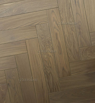 Инженерная доска Greenline EXTRA (английская ёлка) 710 Дуб Вулкано