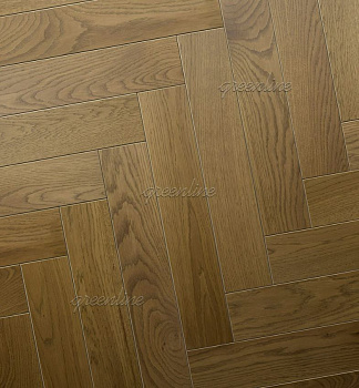 Инженерная доска Greenline EXTRA (английская ёлка) 713 Дуб Глори