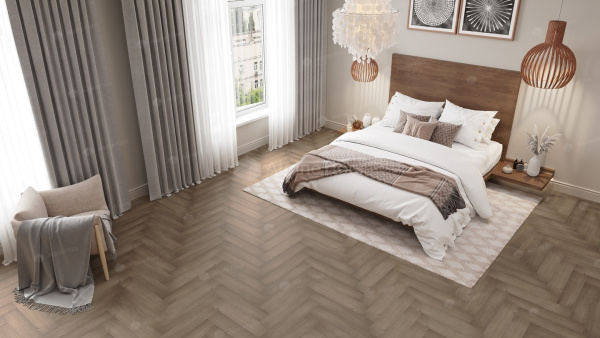 Клеевая кварцвиниловая плитка Alpine Floor Parquet LVT Дуб Насыщенный ECO 16-7
