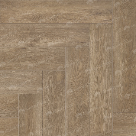 Кварцвиниловая плитка (Елочка) Alpine Floor PARQUET LIGHT ECO 13-10 Макадамия