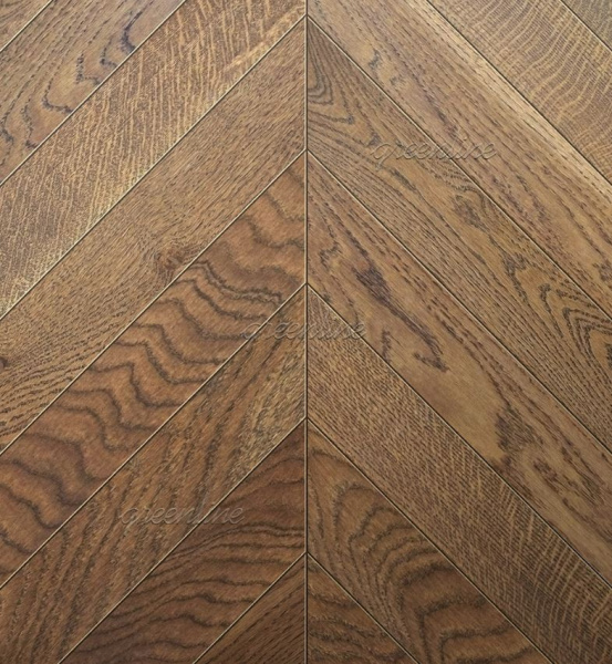 Инженерная доска Greenline ULTIMA (французская ёлка) 808 Дуб Мелоди