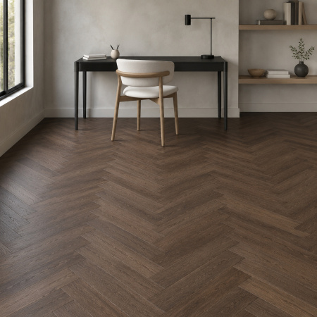 Кварцвиниловая плитка (Елочка) Alpine Floor Легкий паркет (Light Parquet) Дуб Далим ЕСО 13-33