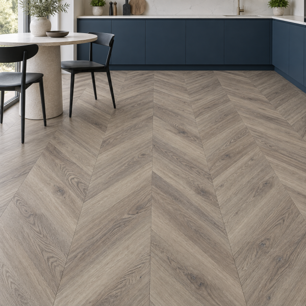 Кварцвиниловая плитка Alpine Floor Альпийский шеврон (Chevron Alpine) ECO 18-8 Дуб Исида