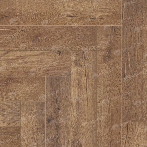 Кварцвиниловая плитка (Елочка) Alpine Floor PARQUET LIGHT ECO 13-2 Дуб Royal