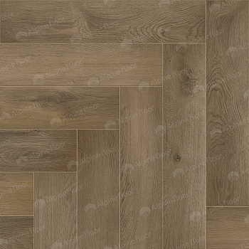 Кварцвиниловая плитка (Елочка) Alpine Floor PARQUET LIGHT ECO 13-7 Дуб Насыщенный