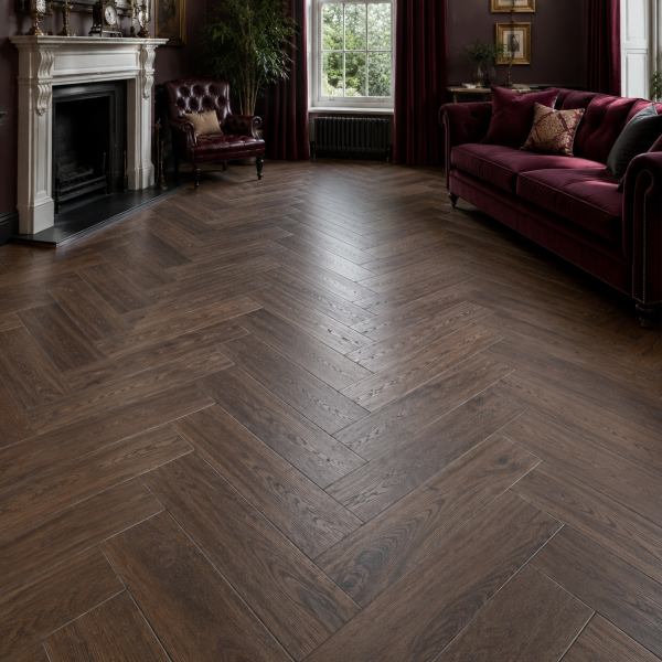 Клеевая LVT плитка елочкой Aquafloor Паркет клеевой (Parquet Glue) AF2520PG