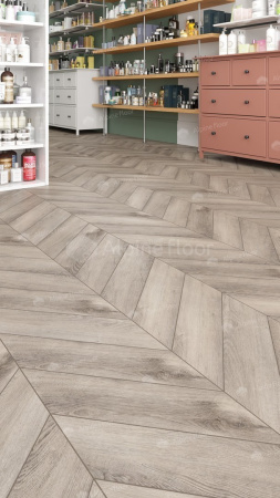 Кварцвиниловая плитка Alpine Floor Альпийский шеврон LVT (Chevron Alpine LVT) ECO 20-8 Дуб Исида