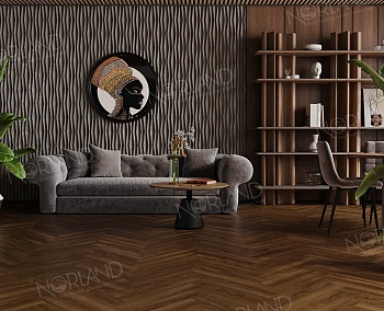 Ламинат Herringbone Elegant Дуб Треско LF303-22