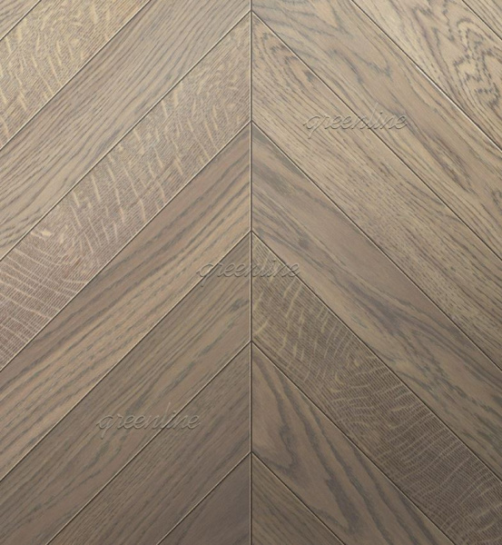 Инженерная доска Greenline ULTIMA (французская ёлка) 810 Дуб Рейн