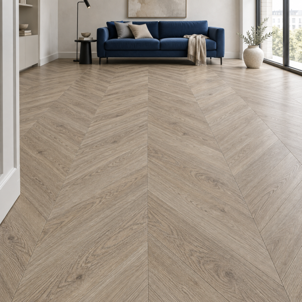 Кварцвиниловая плитка Alpine Floor Альпийский шеврон (Chevron Alpine) ECO 18-11 Карите