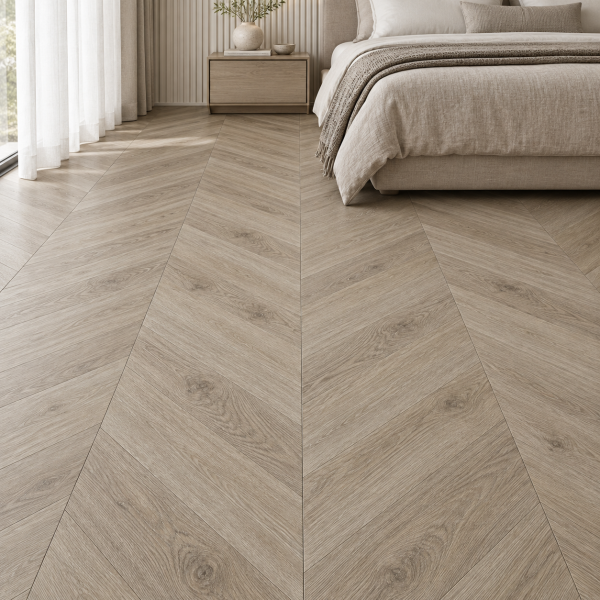 Кварцвиниловая плитка Alpine Floor Альпийский шеврон (Chevron Alpine) ECO 18-11 Карите