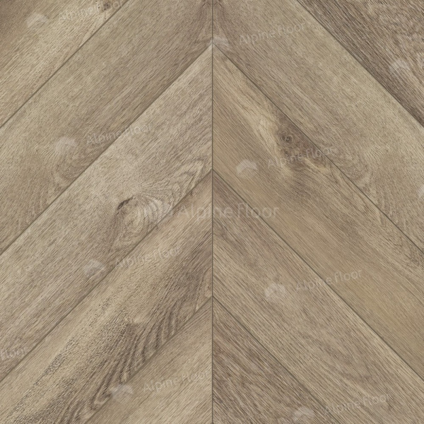 Кварцвиниловая плитка Alpine Floor Chevron LVT ECO 20-3 Дуб Натуральный Отбеленный