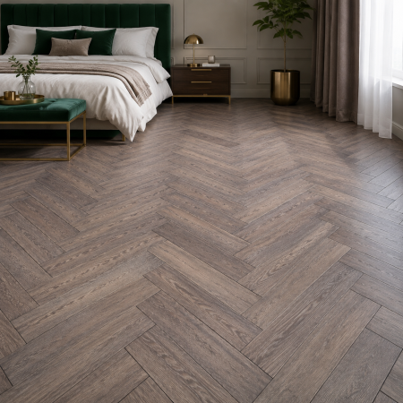 Кварцвиниловая плитка елочкой Aquafloor Паркет плюс (Parquet Plus) AF6014PQ