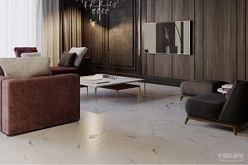 Кварцвиниловая плитка CERAMO VINILAM XXL STONE GLUE Итальянский Мрамор 83444