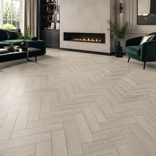 Кварцвиниловая плитка елочкой Aquafloor Паркет плюс (Parquet Plus) AF6028PQ+