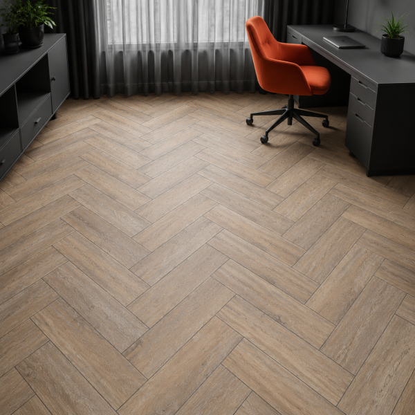 Кварцвиниловая плитка елочкой Aquafloor Паркет плюс (Parquet Plus) AF6013PQ