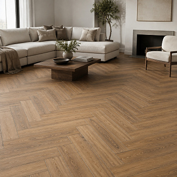 Кварцвиниловая плитка Alpine Floor Титан Паркет Арес ЕСО 29-9