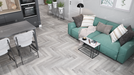 Клеевая кварцвиниловая плитка Alpine Floor Паркет LVT (Parquet LVT) Дуб Лейтена ECO 16-18