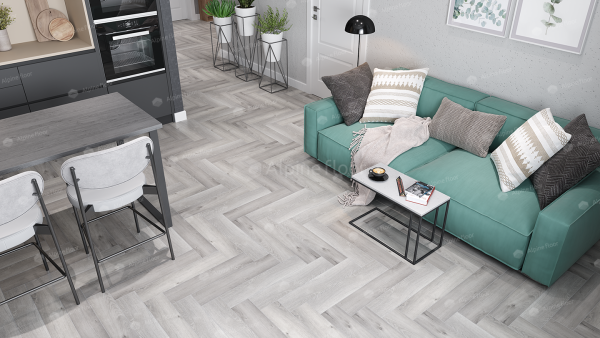 Клеевая кварцвиниловая плитка Alpine Floor Parquet LVT Дуб Лейтена ECO 16-18